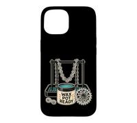 Custodia per iPhone 15 WAX POT READY Bicicletta Cura della Catena Officina