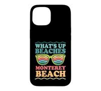 Custodia per iPhone 15 Whats Up Spiagge Monterey Beach California Matching