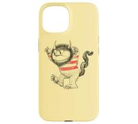 Custodia per iPhone 15 Where the Wild Things Are Line Art