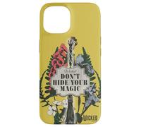 Custodia per iPhone 15 Wicked Don’t Hide Your Magic Floral Broom