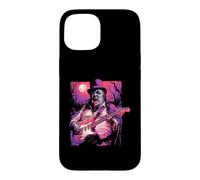 Custodia per iPhone 15 Winston Churchill Vampire Suonare Chitarra British Music Band
