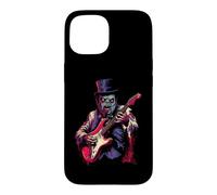 Custodia per iPhone 15 Winston Churchill Zombie che suona la chitarra WW2 Storia britannica