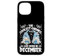 Custodia per iPhone 15 Winter Birthday Gnomes For Women Who Are Born In December