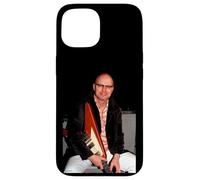Custodia per iPhone 15 Wishbone Ash Chitarrista Andy Powell Da Dick Barnatt