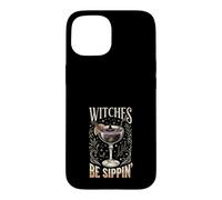 Custodia per iPhone 15 Witches Be Sippin Halloween Cocktail Strega Party
