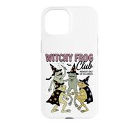 Custodia per iPhone 15 Witchy Frog Club Midnight Only On Halloween Frog Coven