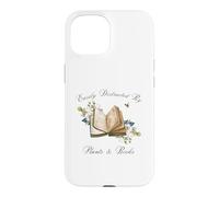 Custodia per iPhone 15 Women Easily Distracted by Plants and Books
