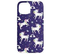 Custodia per iPhone 15 Womens Kids Girls Pretty Unicorn Pattern