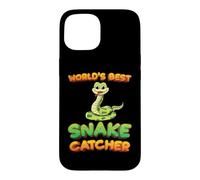 Custodia per iPhone 15 Worlds Best Snake Catcher Snake Hunter Pit Viper Snake Lover