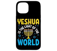 Custodia per iPhone 15 Yeshua è la luce del mondo