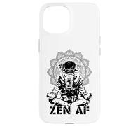 Custodia per iPhone 15 Yoga Astronauta Zen AF Divertente Mandala Meditazione Lotus Pose