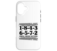 Custodia per iPhone 16 1-8-4-3-6-5-7-2 Questioni di ordine di sparo 18436572 V8 Big Block