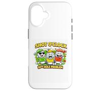 Custodia per iPhone 16 19 ° problema buche, Fairway a Bar Golf Cart Beer Crew Indietro 9