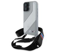Custodia per iPhone 16 6.1" BMW Hardcase M Edition Carbon Stripe