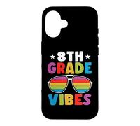Custodia per iPhone 16 8th Grade Back To School Sunglasses Vibes Retro First Day