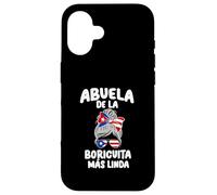 Custodia per iPhone 16 Abuela De La Boricuita Más Linda Pride
