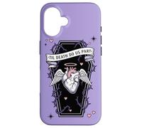 Custodia per iPhone 16 Accademia gotica e oscura amore scuro San Valentino