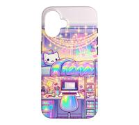 Custodia per iPhone 16 Accogliente Kawaii Dormitorio Pastello Studio Estetica