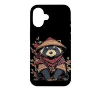 Custodia per iPhone 16 Adorabile Giappone Tanuki