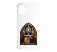 Custodia per iPhone 16 Adorazione eucaristica Cattedrale gotica Mosaico Opera d'arte