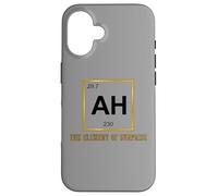 Custodia per iPhone 16 Ah The Element of Surprise Chemistry Science Humor