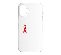 Custodia per iPhone 16 Aids Hiv Fighter Aids Warrior Red Ribbon - Giornata mondiale degli aiuti