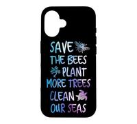 Custodia per iPhone 16 Aiuta più api a piantare più alberi a pulire i nostri mari terra