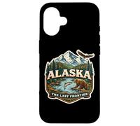 Custodia per iPhone 16 Alaska The Last Frontier Souvenir Memorabilia Orgoglioso Alaska