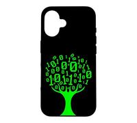 Custodia per iPhone 16 Albero binario Computer Coding Web Developer Programmatore Coder