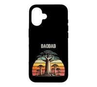 Custodia per iPhone 16 Albero di Baobab africano Madagascar Albero della Vita