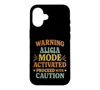 Custodia per iPhone 16 ALICIA Personalized Women's Gift Custom ALICIA
