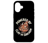 Custodia per iPhone 16 Alimentato da Clay And Sarcasm Pottery Thrower