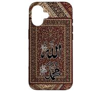 Custodia per iPhone 16 Allah musulmano e profeta Maometto Nome Script arabo Islam