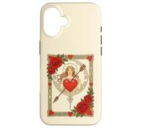 Custodia per iPhone 16 Allegoria dell'Amore Vintage Art Nouveau Romance