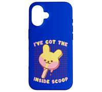 Custodia per iPhone 16 All'interno Scoop Bunny Ice Pop Kawaii