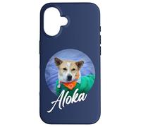 Custodia per iPhone 16 Aloka - The Walk for Peace Monk Dog Spreading Hope