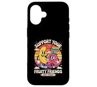 Custodia per iPhone 16 Amici Pride Rainbow Love