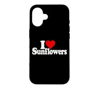 Custodia per iPhone 16 AMO I GIRASOLI A CUORE