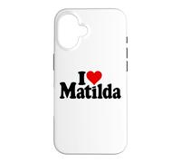 Custodia per iPhone 16 AMO IL CUORE MATILDA TILDA TIL MATTY