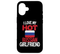 Custodia per iPhone 16 Amo la mia calda ragazza russa divertente relazione russa