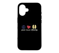 Custodia per iPhone 16 Amore di pace Riflessologia Massaggio riflessologo
