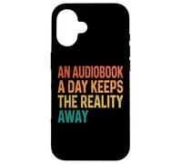 Custodia per iPhone 16 An Audiobook A Day Keeps The Reality Away