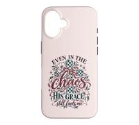Custodia per iPhone 16 Anche nel Caos Sua Grazia mi trova ancora la fede cristiana