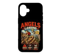 Custodia per iPhone 16 Angels Landing Zion Hiker Sicurezza