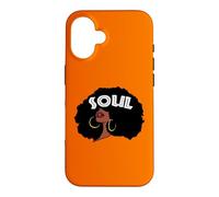 Custodia per iPhone 16 Anima Afro Donna Nera Afro Anima