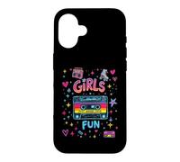Custodia per iPhone 16 Anni '80 Ragazze Voglio solo Divertirsi Retro Throwback Partito
