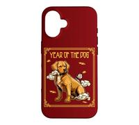 Custodia per iPhone 16 Anno Del Cane Zodiaco Cinese Capodanno Cinese Oroscopo