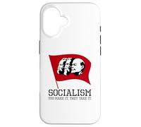 Custodia per iPhone 16 Anticomunista e socialista politico - Marx Engels Lenin