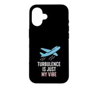 Custodia per iPhone 16 Anxiety Is My Co-Pilot Meme divertente per la terapia di viaggio in aereo