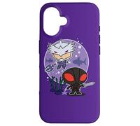 Custodia per iPhone 16 Aquaman Movie Chibi Black Manta and Ocean Master